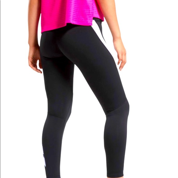 Reebok Black Vector Leggings - Plus Size - Picture 3 of 6